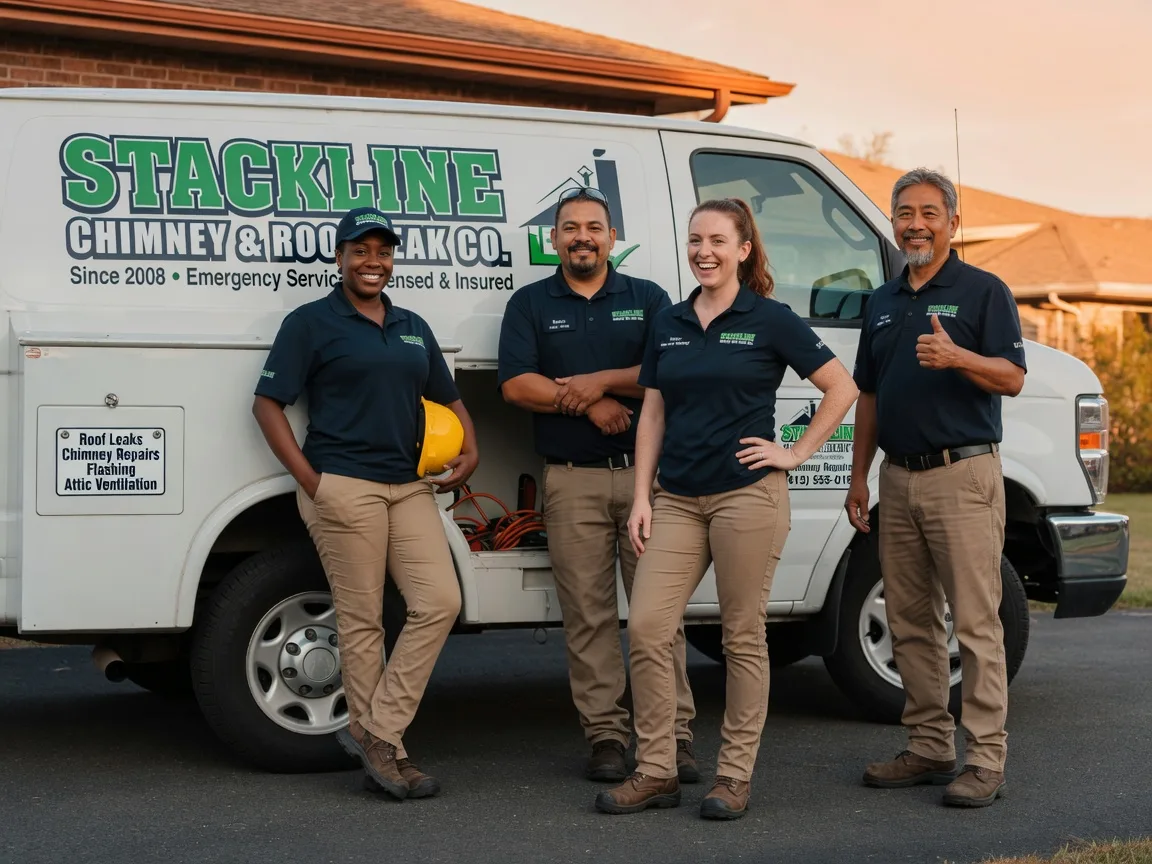 Chimney flashing repair company in Benjamin, TX
